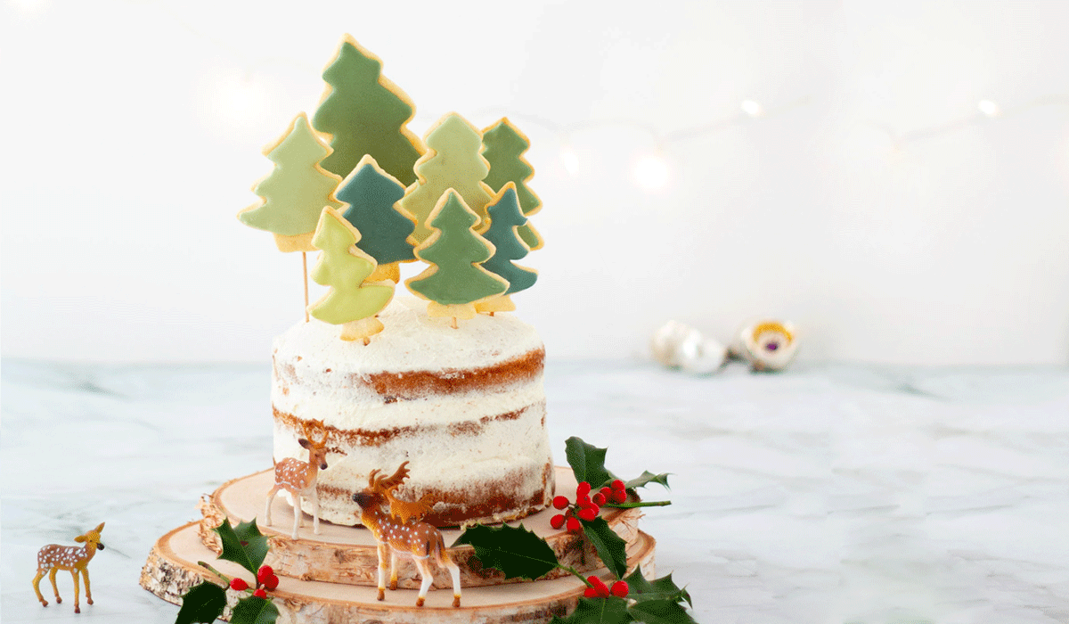 Bunte Cookie Cake-Topper