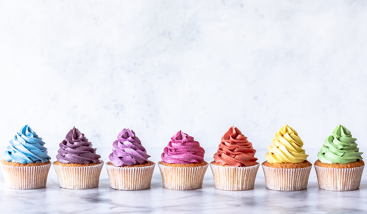 Rainbow Cupcakes 