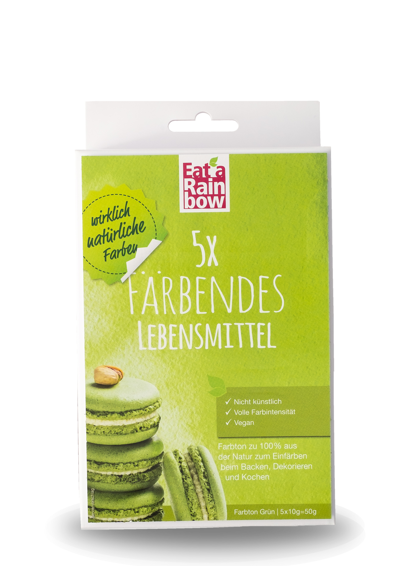 Farbpulver 5er-Box Grün | Eat a Rainbow