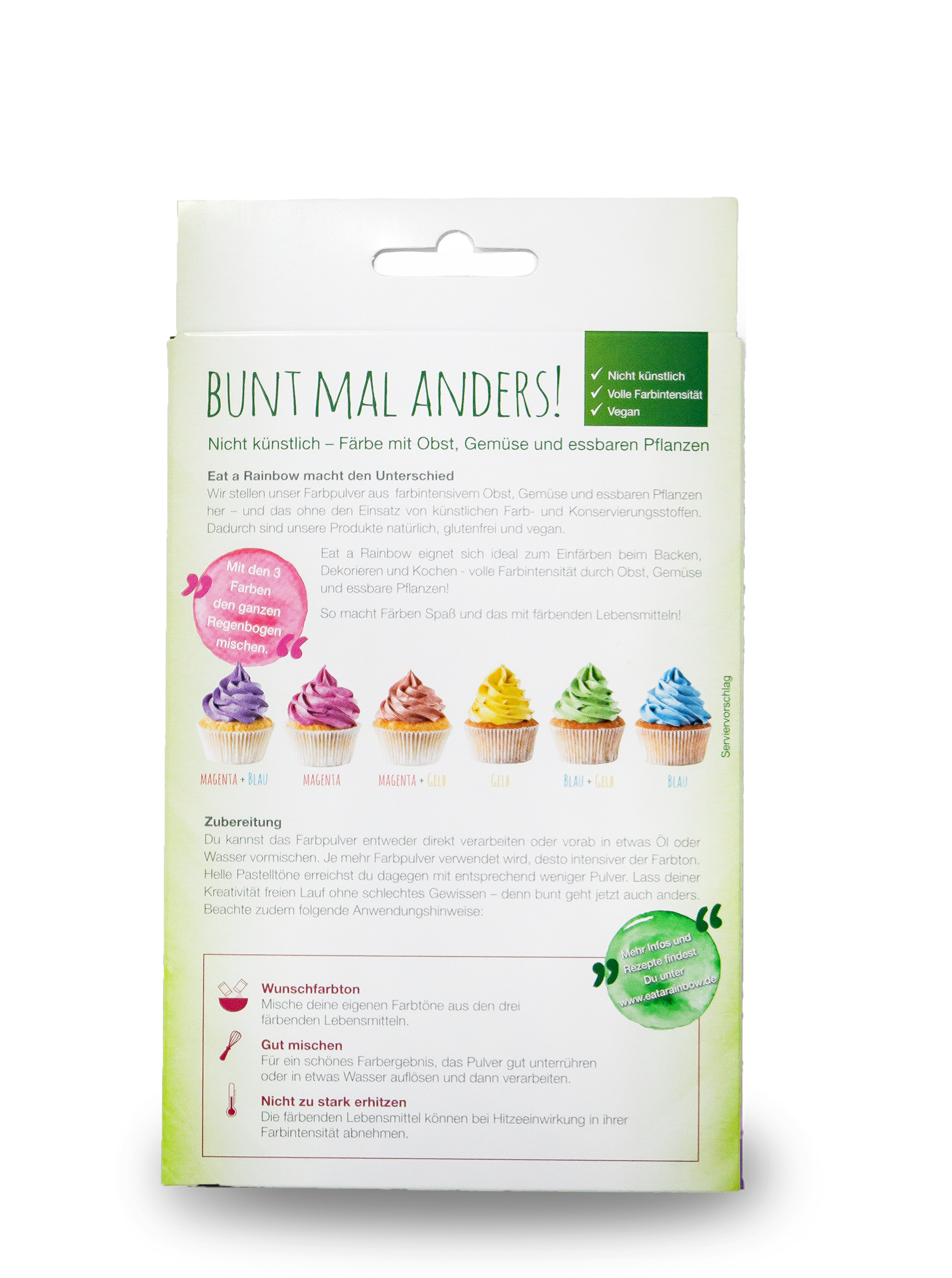 Farbpulver 3er-Farbmix | Eat a Rainbow