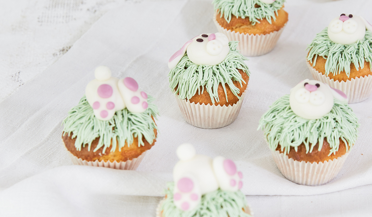 Osterhasen aus Fondant