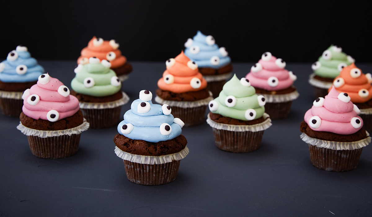 Monster-Cupcakes
